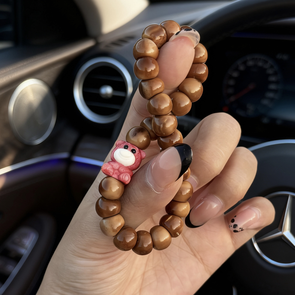 特级库克1.0mm蒜瓣小肠搭配草莓熊