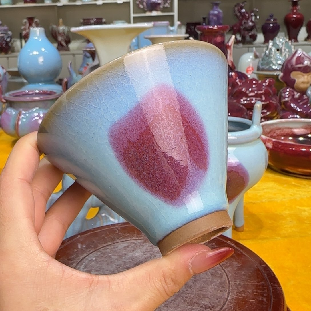 摆件陶郑家钧窑摆件