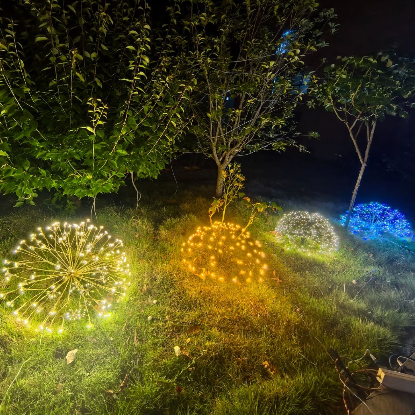 LED新款庭院铜线圆球景观灯 低压防水 装饰灯 新款铜线草坪灯