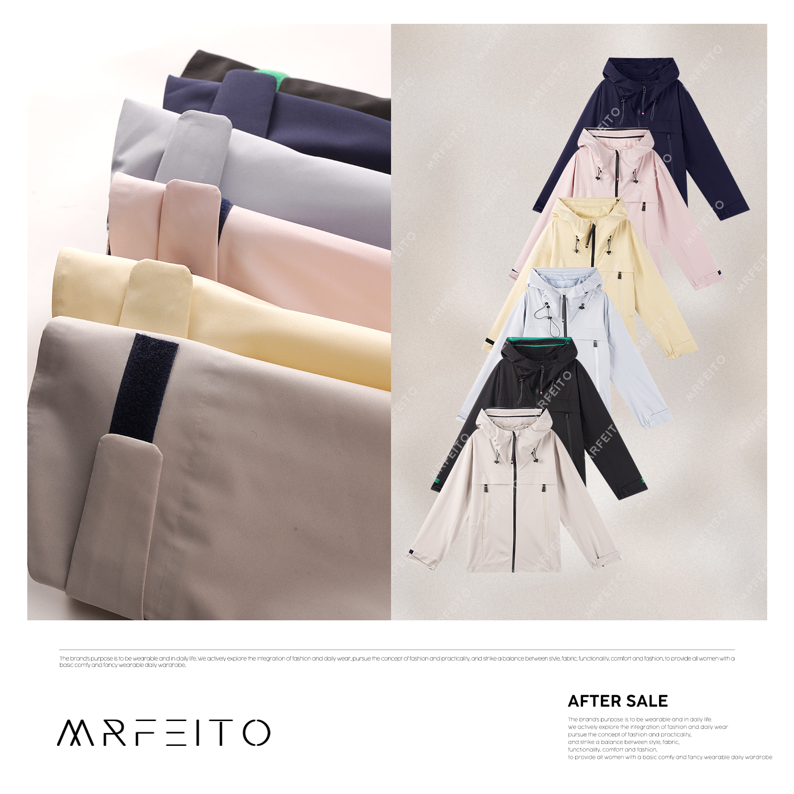 【追风日记】2025春季新款连帽户外冲锋衣女款外套H16W02C30669