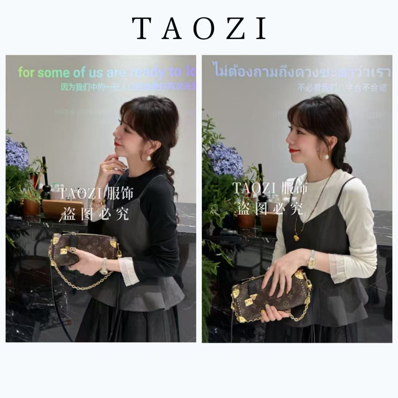 【桃子自制】09100 2025秋季新款时尚甜美西服马甲