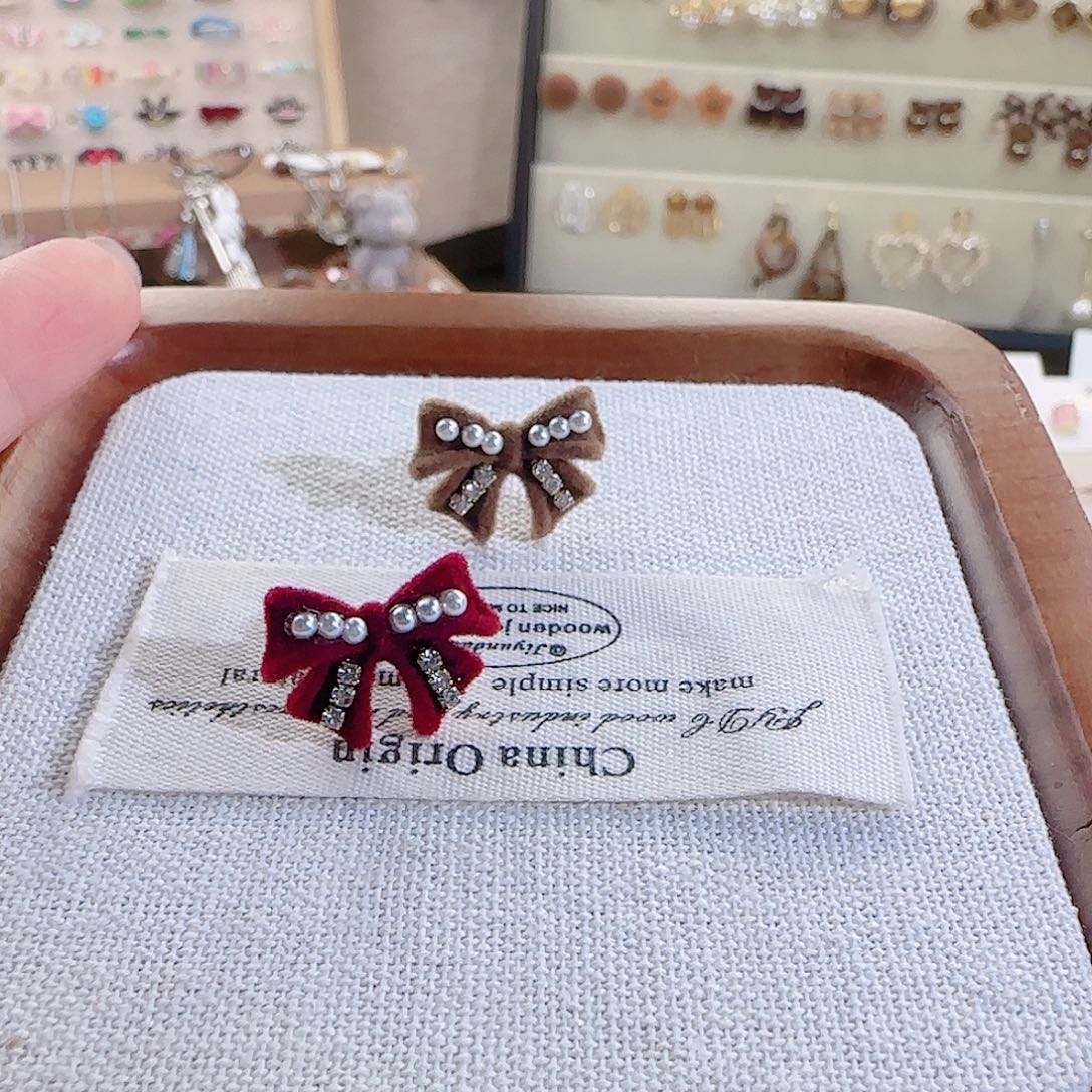 仿珍珠铜合金925银耳钉