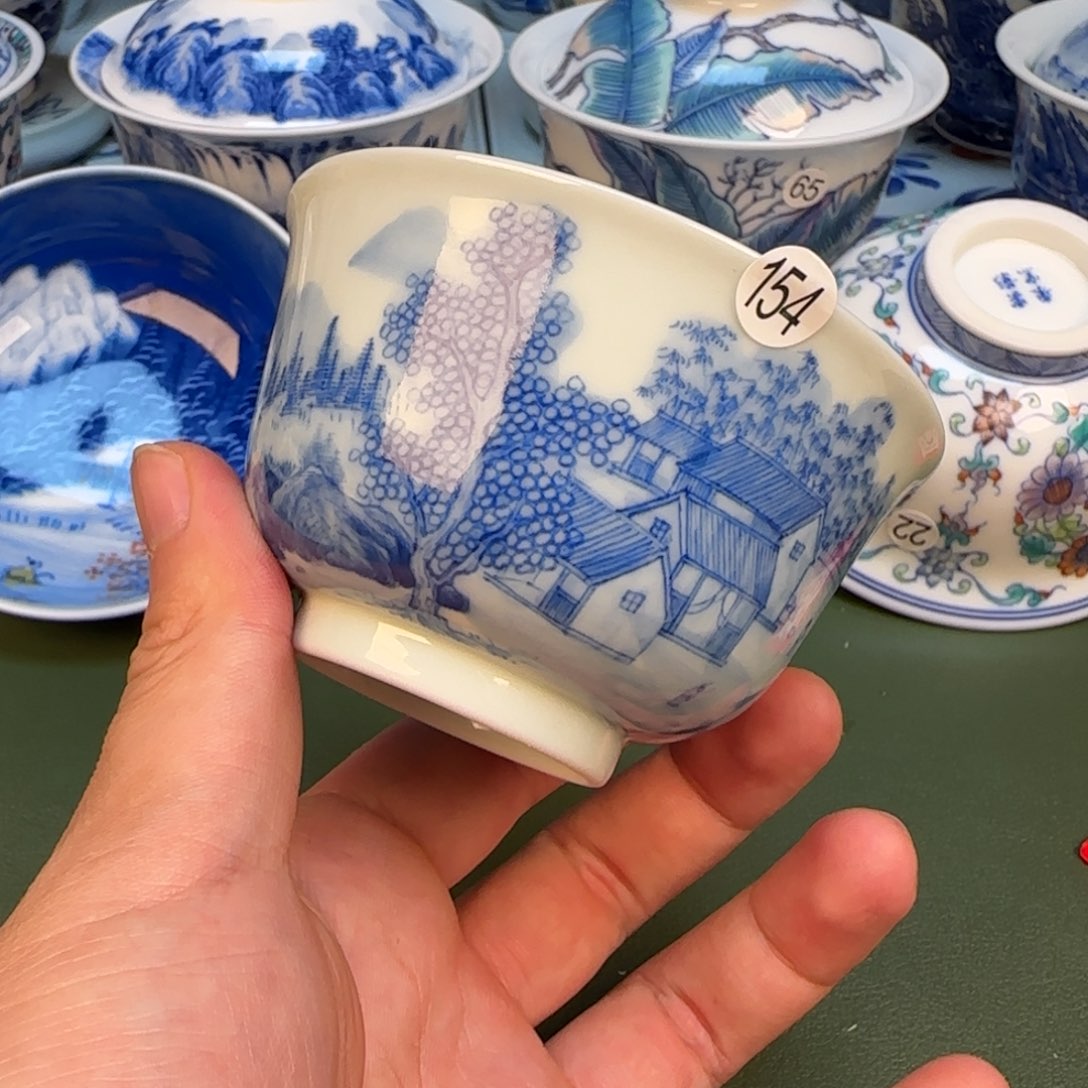 彦祖纯手工手绘茶具154