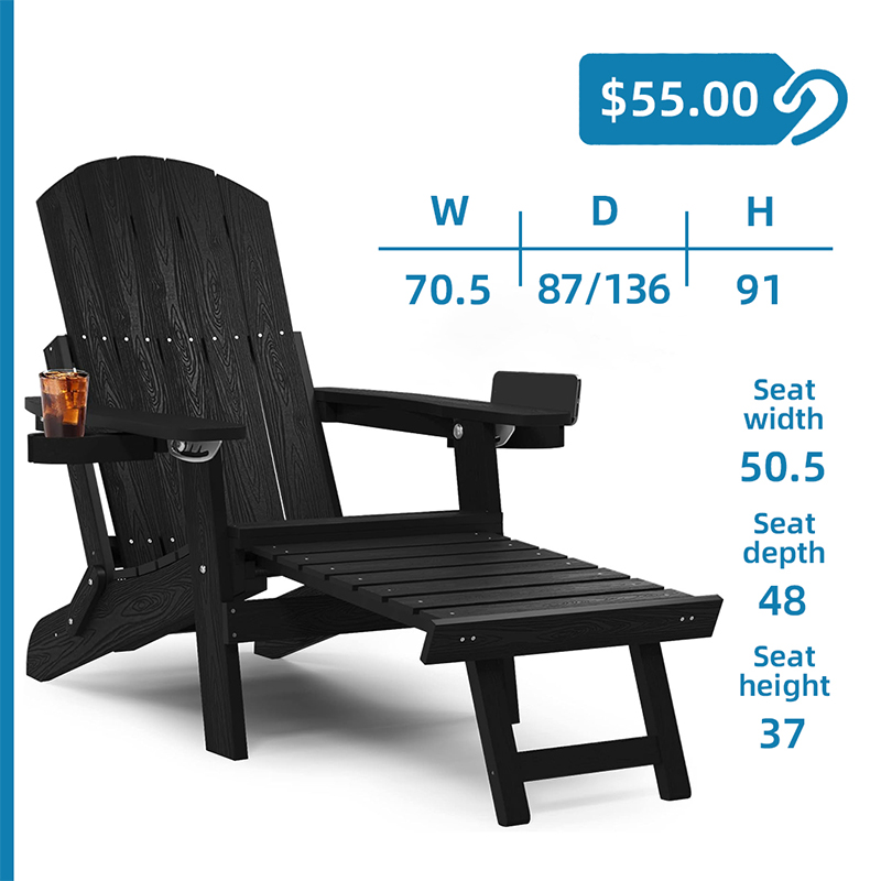 摇椅可以躺椅沙发靠背椅椅子海军蓝黑色炭灰色靠椅