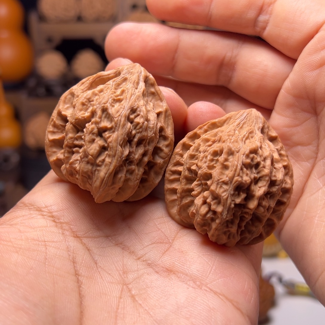 把件文玩核桃42火焰马蹄