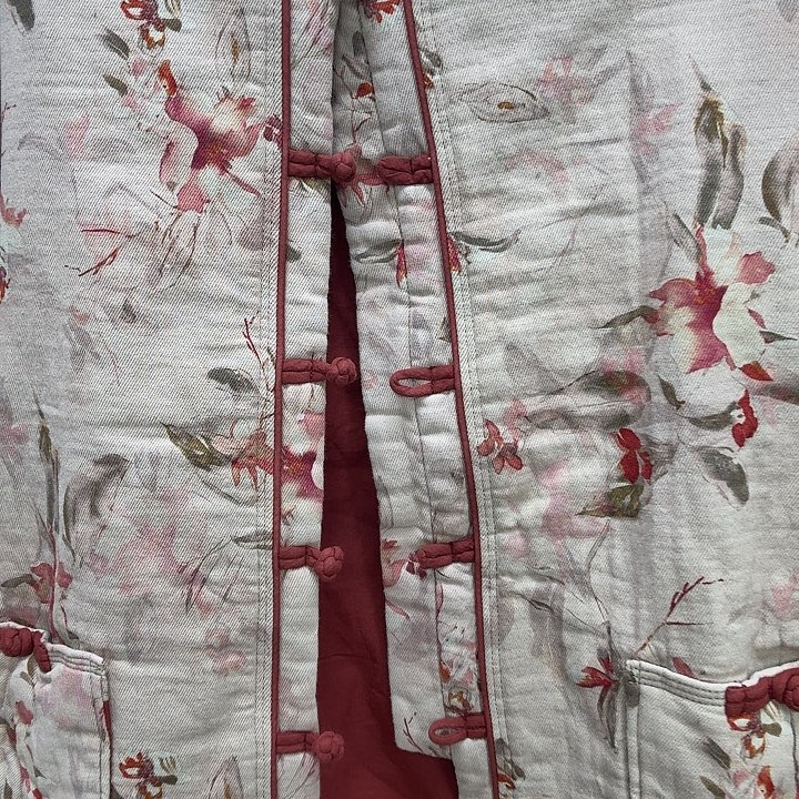 1678红色棉服外套