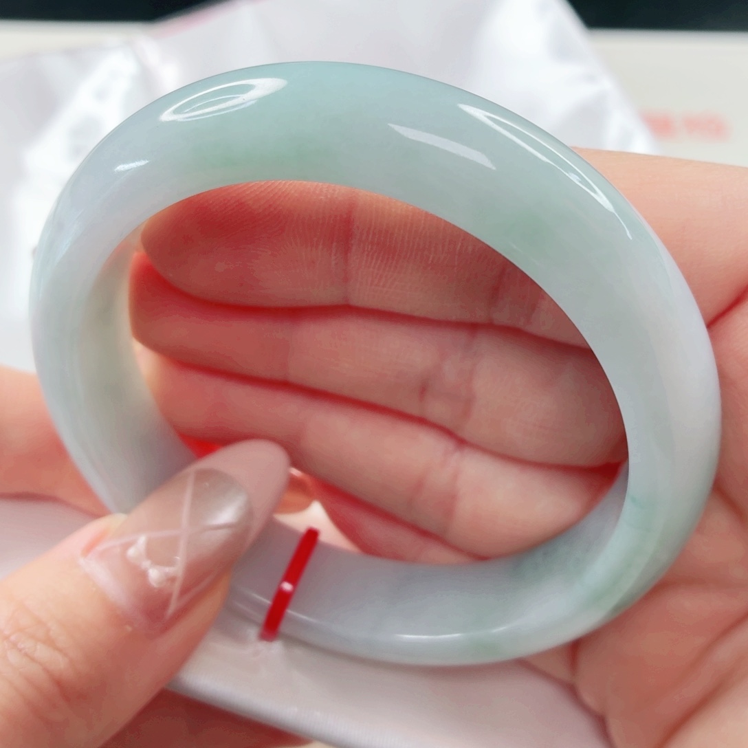 翡翠未镶嵌手镯56.7x218