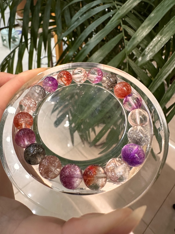 烟花超七卡9+毫米单圈手串