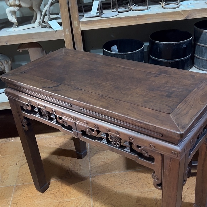 木（非红木类）榉木条桌一张2000