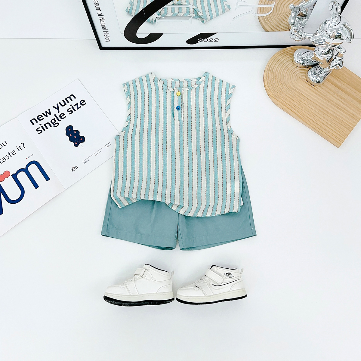 儿童装夏装背心套装无袖男童夏季2025新款 WG28388 悠悠童话童装