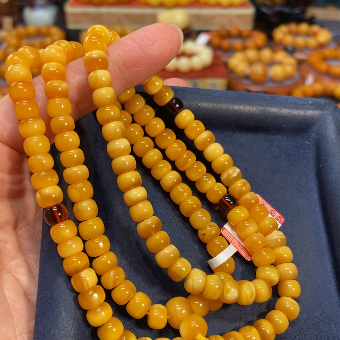琥珀手链未镶嵌蜜蜡