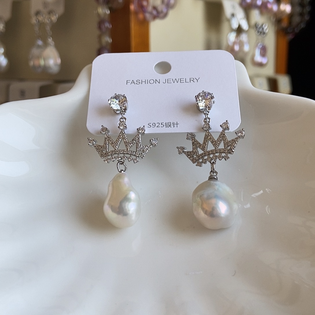 淡水珍珠合金颈饰特价耳饰4504