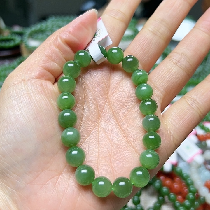 和田玉（碧玉）手串未镶嵌