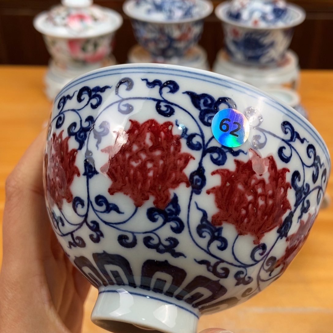 手绘现代茶具非古董