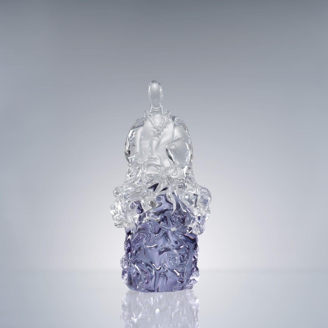 安桔东方美学【悟道】新中式茶具纯手工极简送礼水晶琉璃摆件