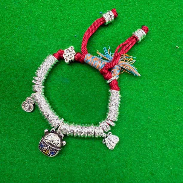 足银工坊实心精品手饰  银色手链49g(无礼盒)YZ068