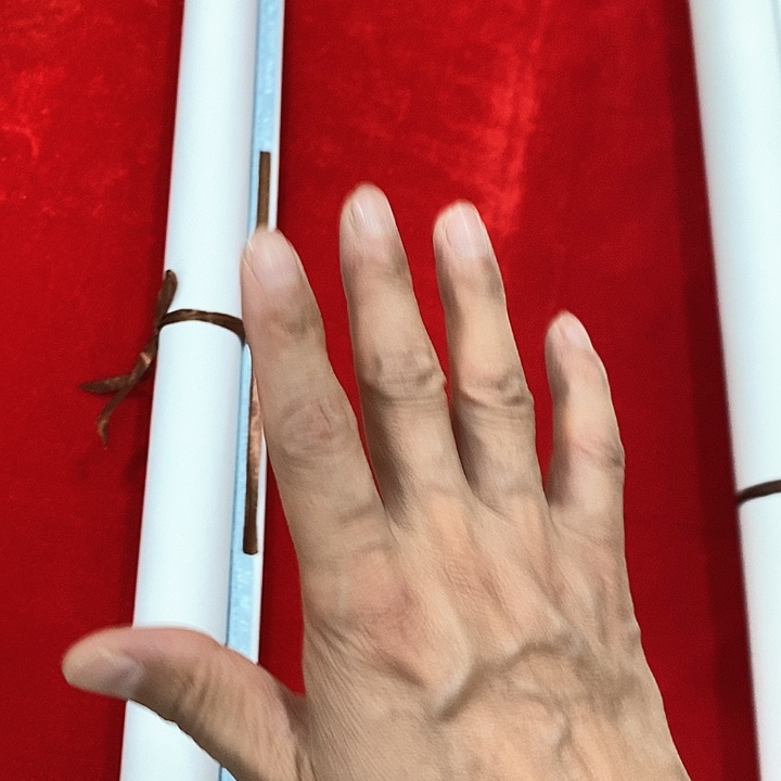 手工装裱国画作品