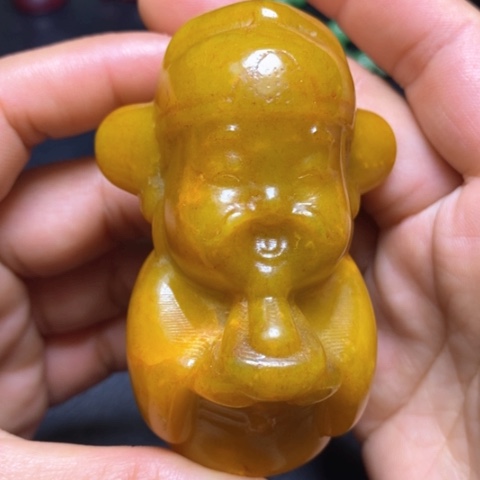 和田玉（糖玉）挂件未镶嵌