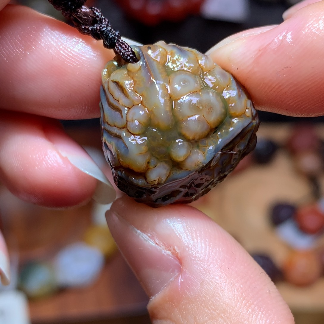 未镶嵌玛瑙/玉髓珠宝半成品