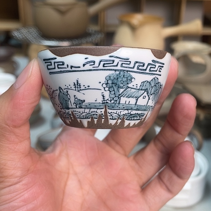 壶老段烧茶器茶具！