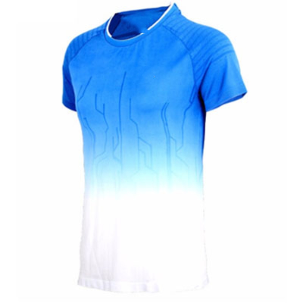 短袖速干透气圆领针织运动T恤健身