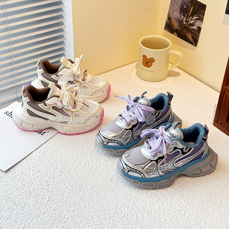 儿童运动鞋2025春季新款时尚女童老爹鞋爆款男童休闲鞋潮鞋2535