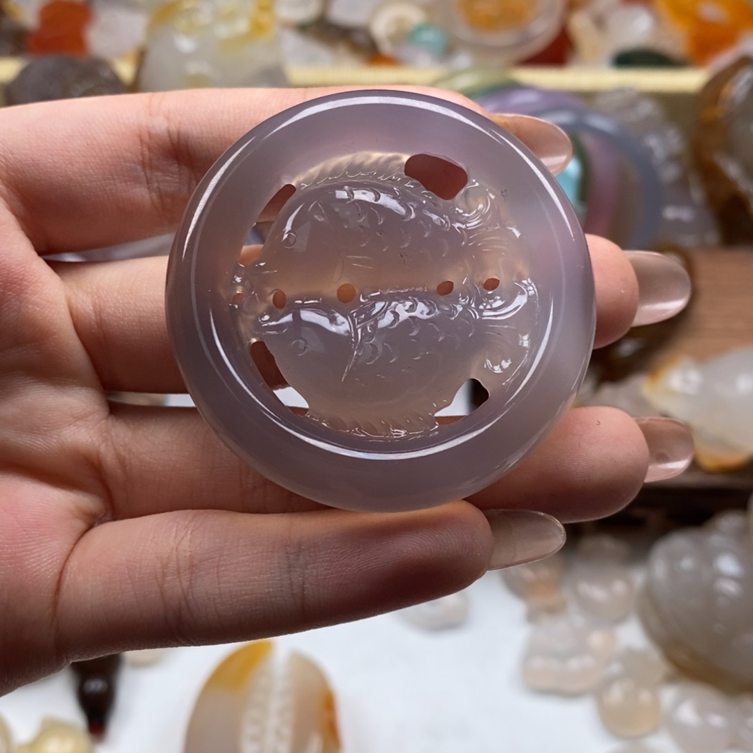 玛瑙/玉髓未镶嵌颈饰