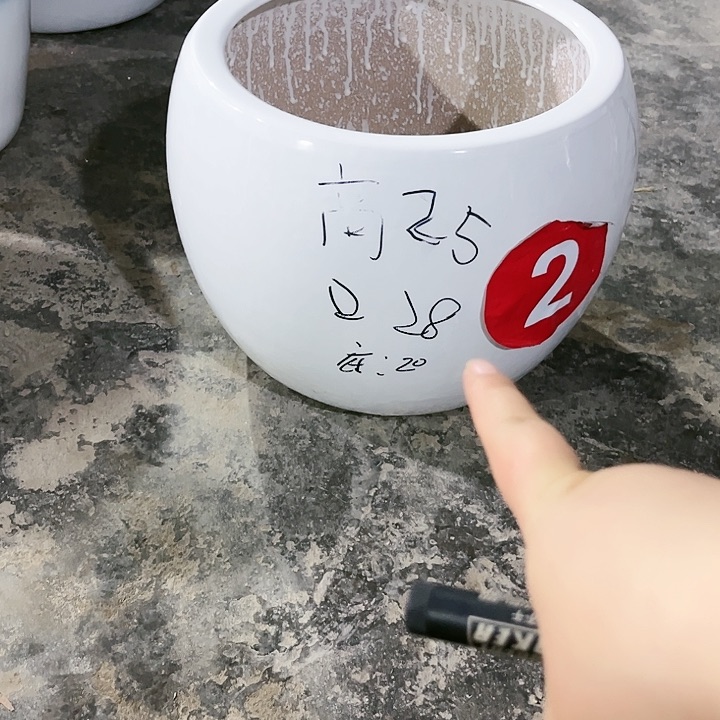 陶瓷花盆包邮包破损