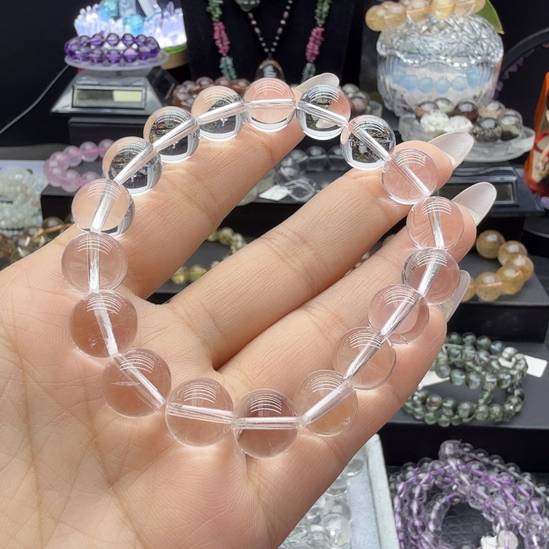 水晶手链未镶嵌白水晶