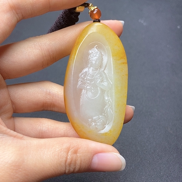 和田玉挂件未镶嵌N