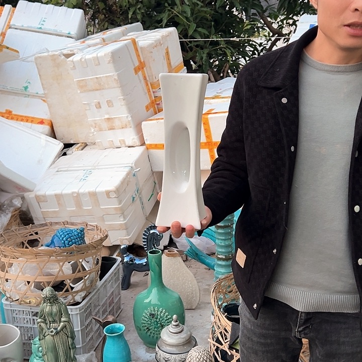 瓶高度30厘米口径6厘米微瑕捡漏