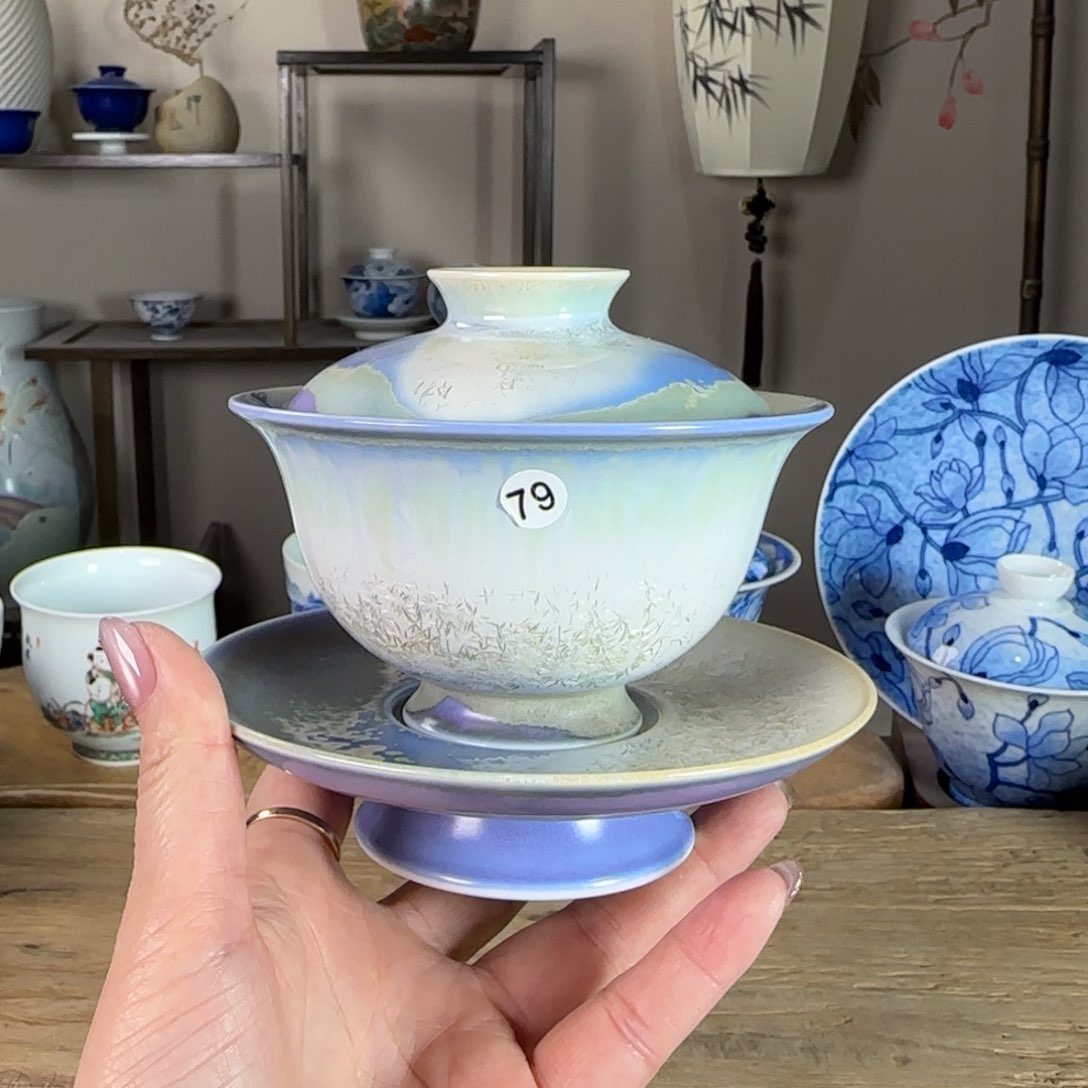 杯景德镇陶瓷柴烧多人