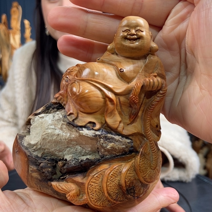 柏木（崖柏）手把件