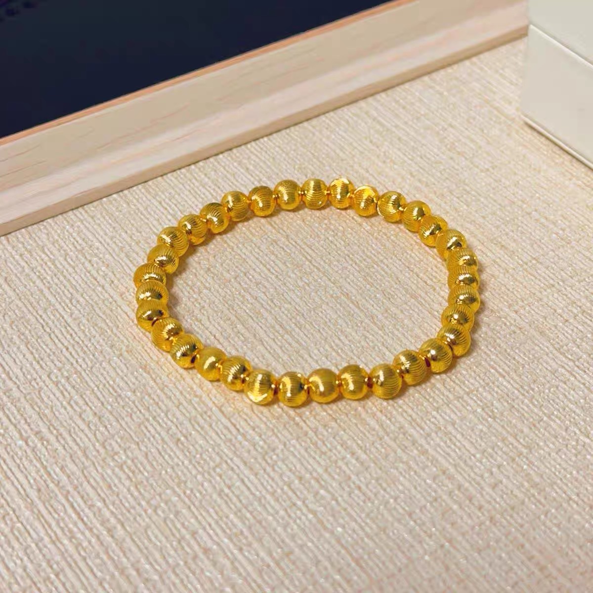 繁花拉丝猫眼珠手链