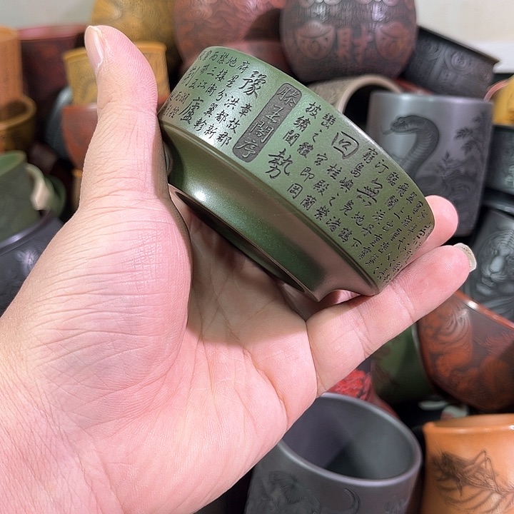 茶杯紫砂全手工紫砂主人杯