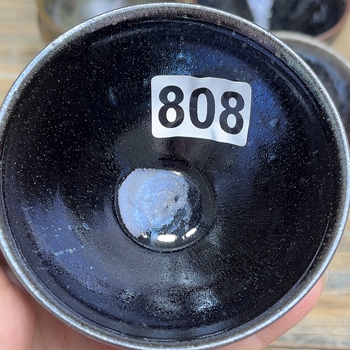 茶盏沐雨茶器柴烧主人杯