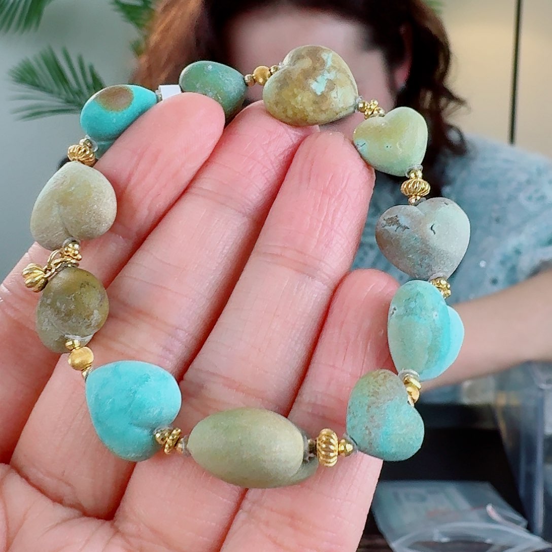 绿松石珠宝奇石未镶嵌