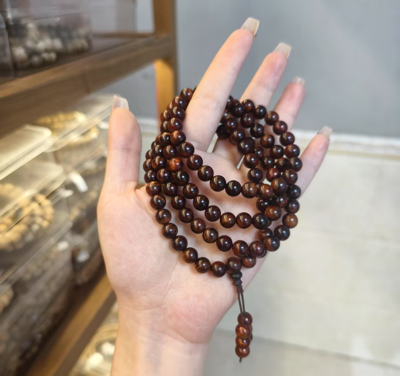 海南黄花梨圆珠长串0.8多样性发其一
