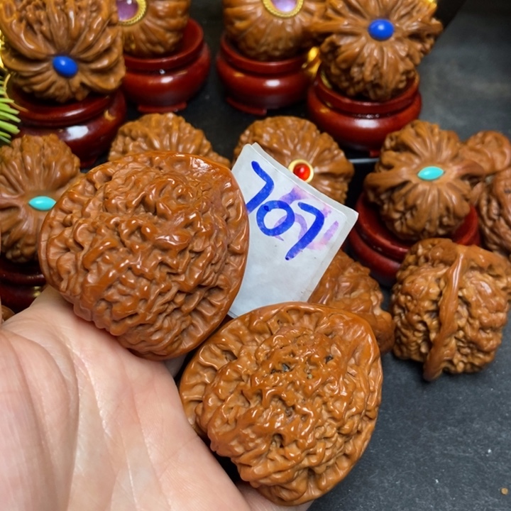 可*44官帽707文玩核桃狮子