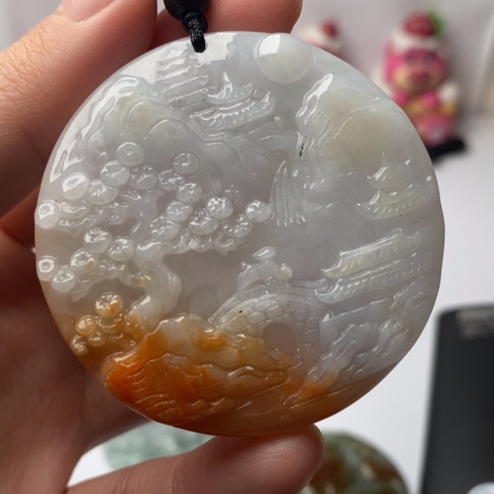 翡翠未镶嵌颈饰翡翠