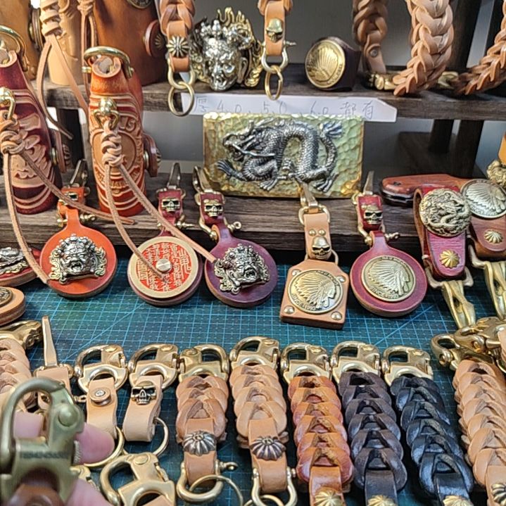 用***6铜铁合金类龙骨钥匙链