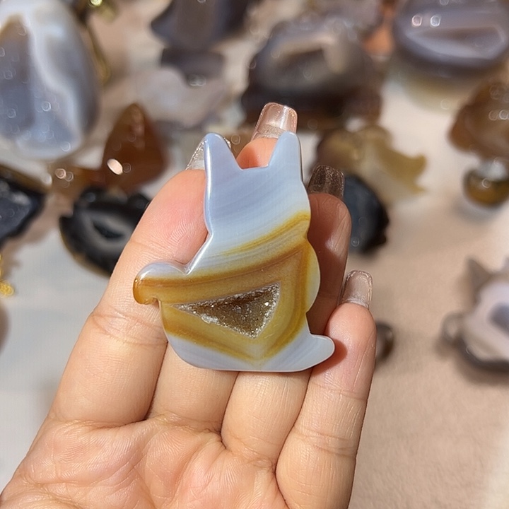 玛瑙/玉髓无未镶嵌点**王猫咪