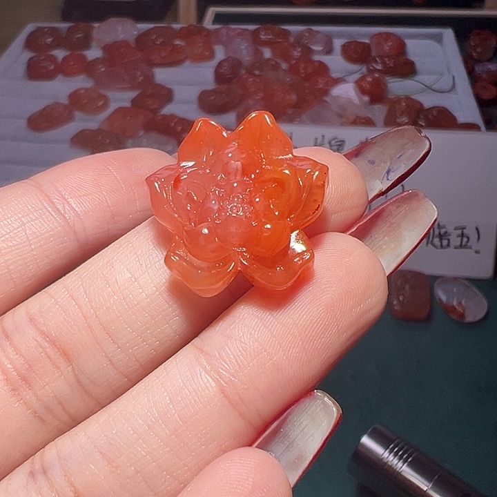 南红玛瑙手链未镶嵌6