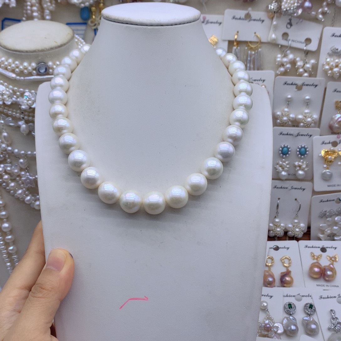 梦***欢合金淡水珍珠项链耳饰