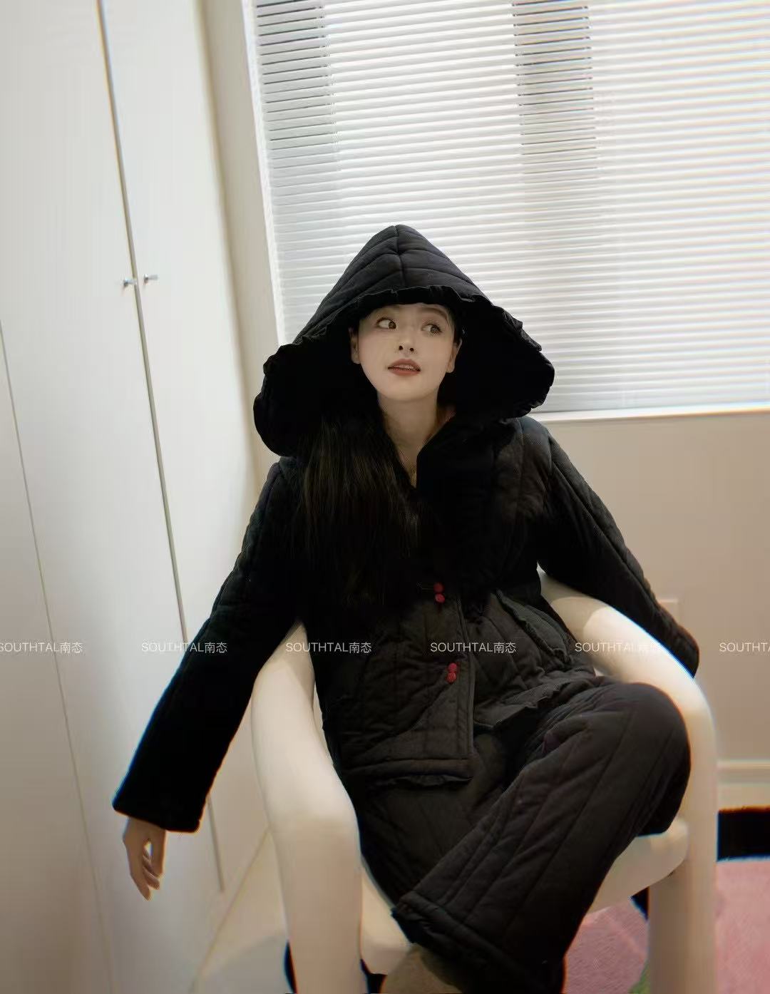 南态，知野，原创家居服套装，加绒，加厚