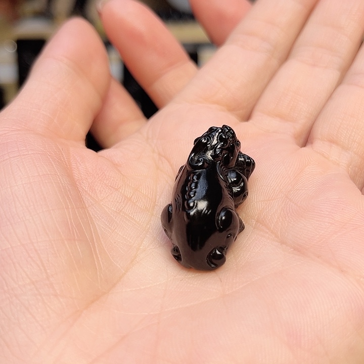 和田玉手链未镶嵌小貔貅