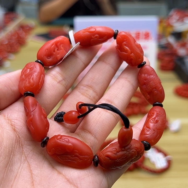 南红玛瑙多样性发一，卡13mm未镶嵌