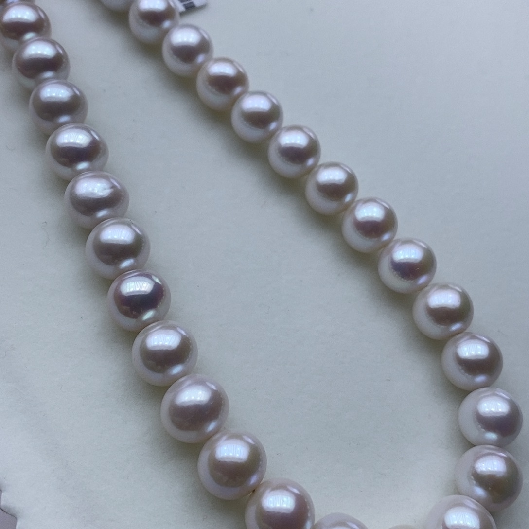 淡水珍珠颈饰银S925镶嵌➕11-12高品炫彩天女粉