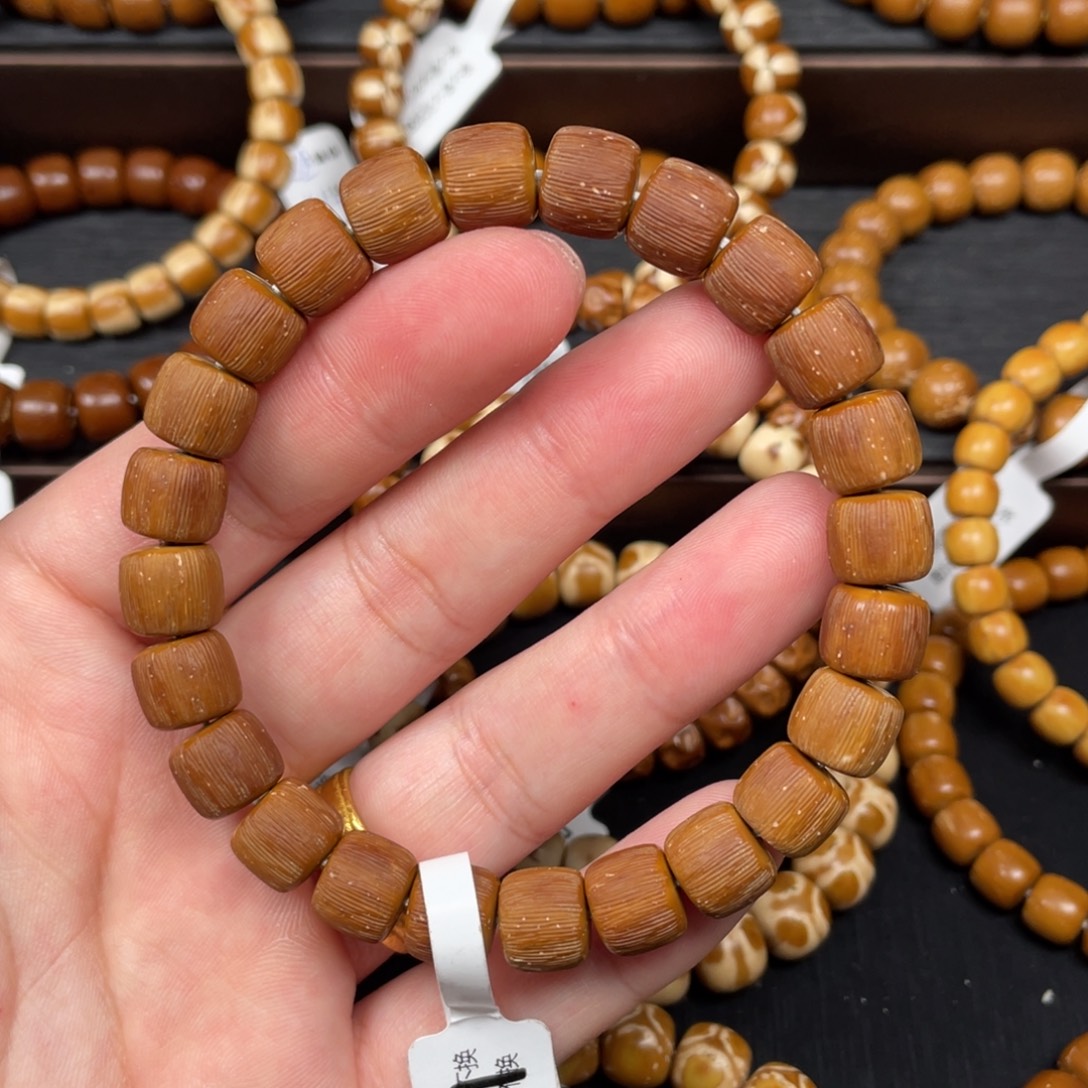 紫金鼠吊坠10mm手工拉丝实心139B. Lcx-70