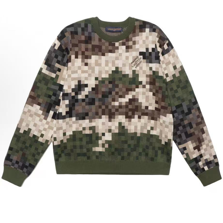 未使用 LouisVuitton/路易威登 菲董迷彩卫衣 M码 md1708